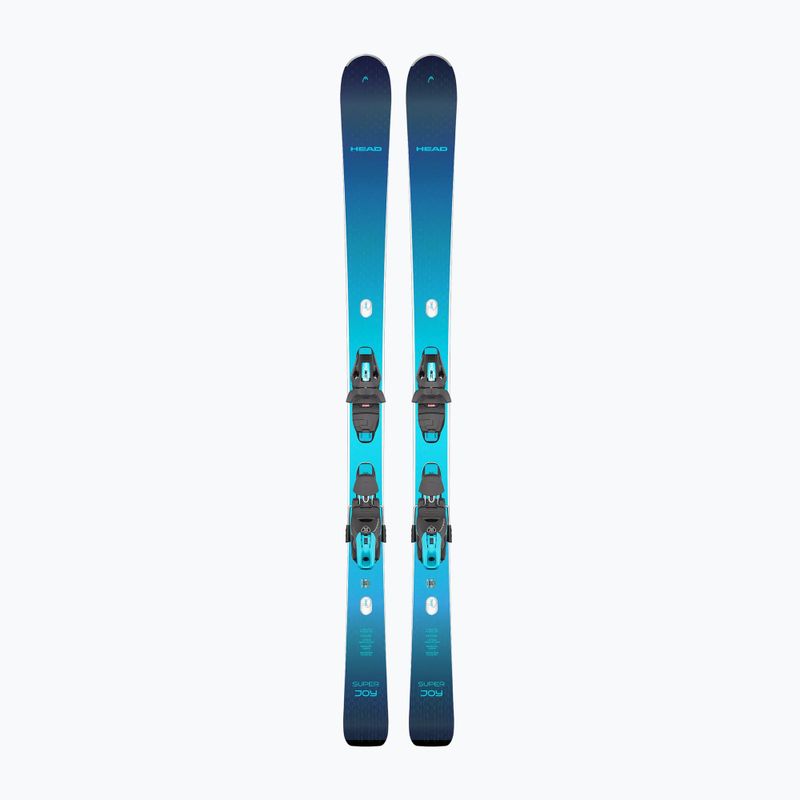 Dámské sjezdové lyže + vázání HEAD e-Super Joy SW SLR BB Joy Pro + Protector SLR 11 GW dark blue/blue