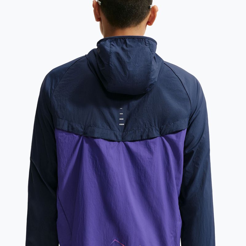 Pánská běžecká bunda Nike Stride Dri-Fit ADV midnight navy/court purple 5