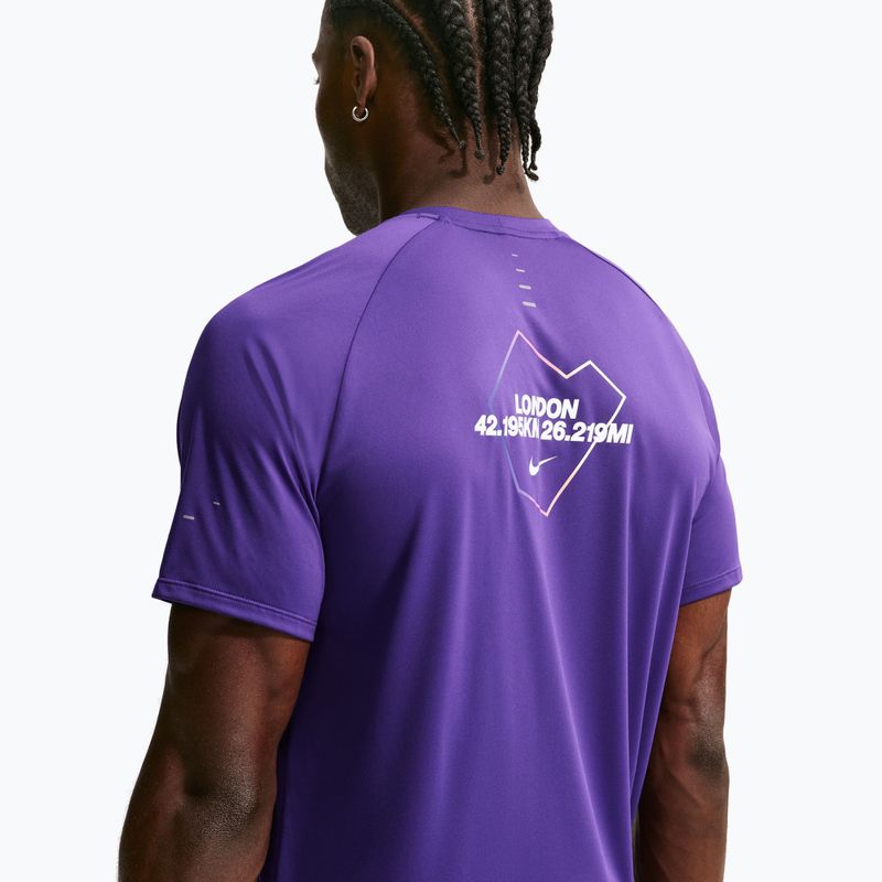 Pánské běžecké tričko Nike Stride Dri-Fit ADV court purple 4