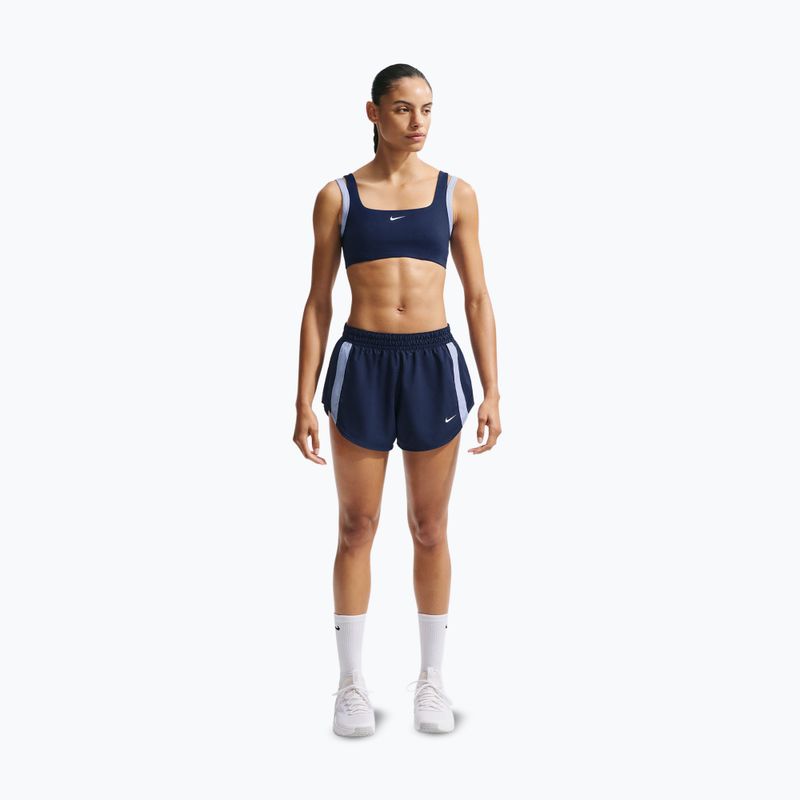 Tréninková podprsenka Nike One Light Support midnight navy/aluminium/white 2