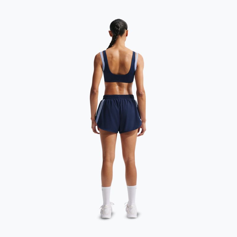 Tréninková podprsenka Nike One Light Support midnight navy/aluminium/white 3