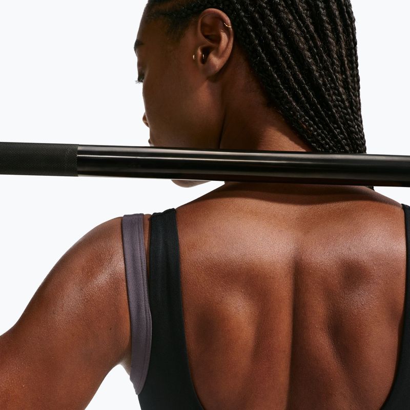 Tréninková podprsenka Nike One Light Support black/thunder grey/white 5