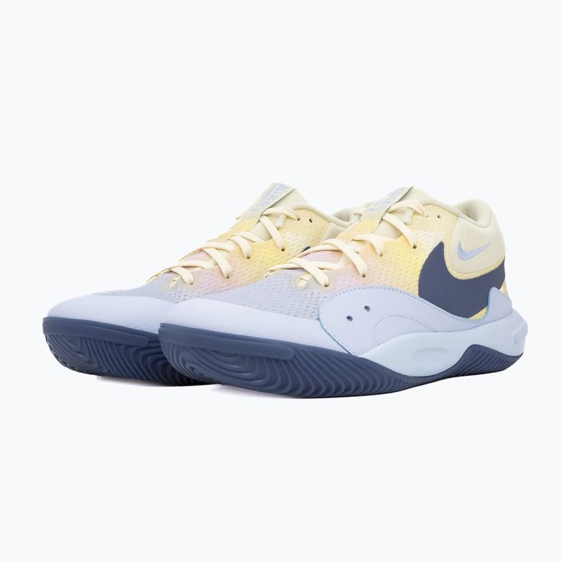 Volejbalové boty Nike Hyperquick SE coconut milk/diffused blue/hydrogen blue 3