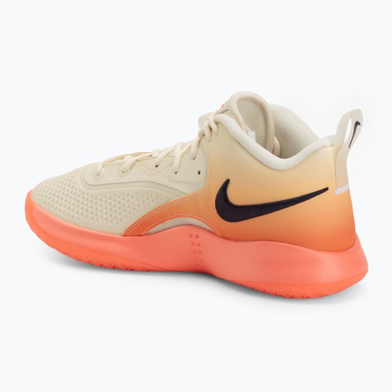 Volejbalové boty Nike React Hyperset 2 SE coconout milk/cave purple/hot lava 3