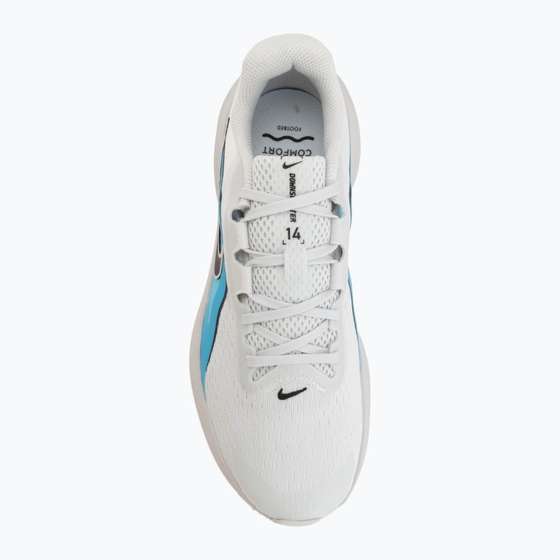 Pánské běžecké boty Nike Downshifter 14 off white/light current blue/black 5