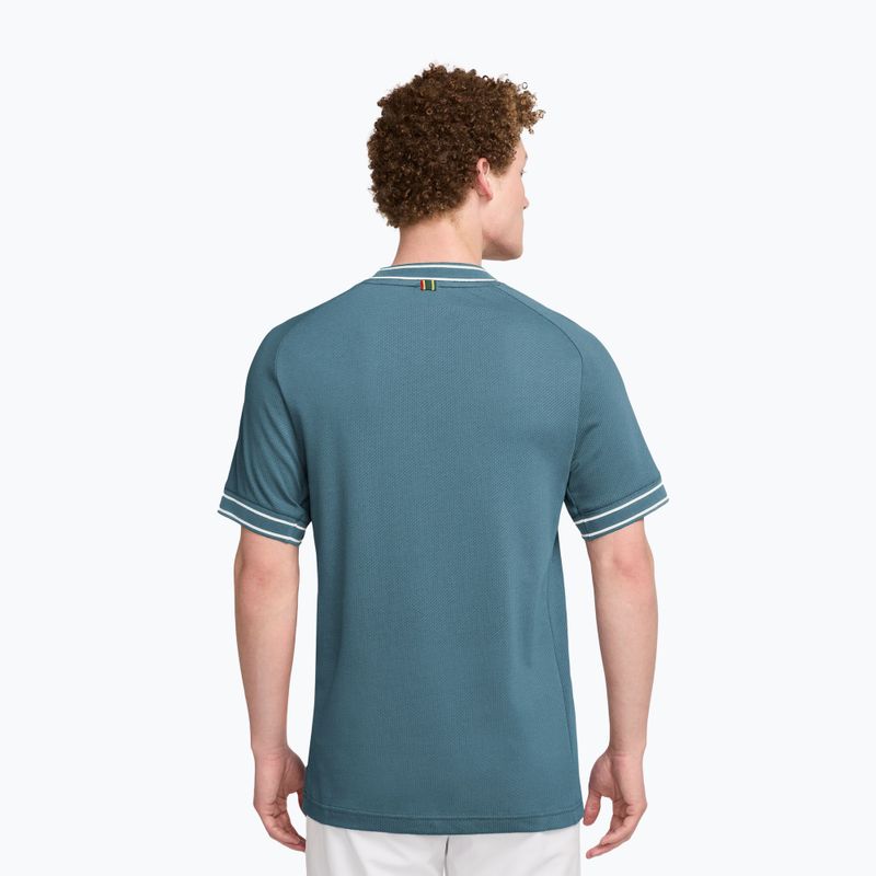 Pánské tenisové tričko Nike Court Heritage smokey blue 2