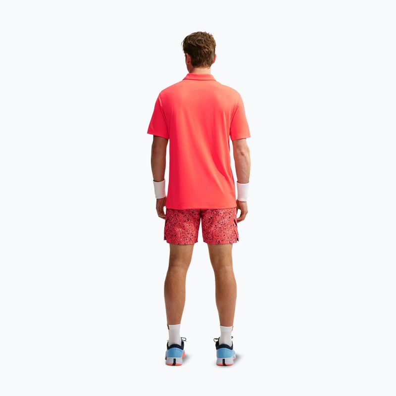 Pánské tenisové tričko Nike Court Dri-FIT Bright Crimson/Black 3