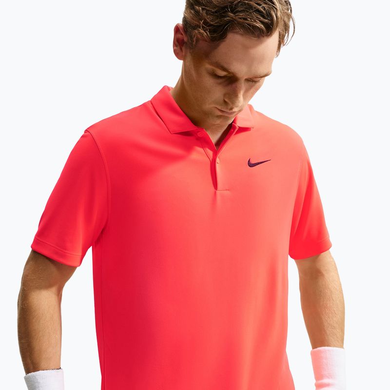 Pánské tenisové tričko Nike Court Dri-FIT Bright Crimson/Black 4