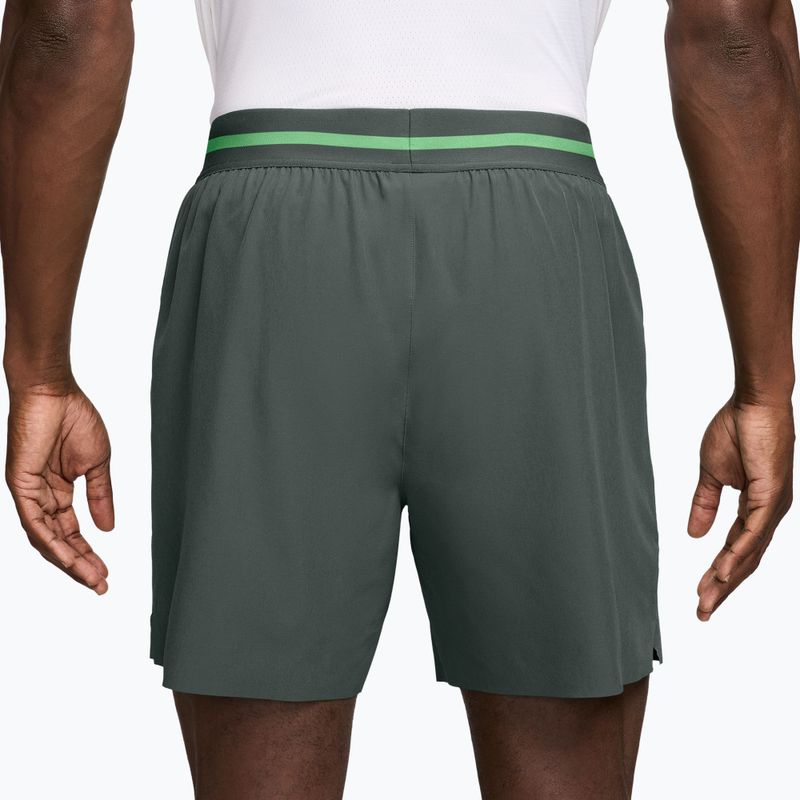 Pánské tenisové šortky Nike Court Dri-Fit Advantage 6" camo green/cucumber calm/cucumber calm 2