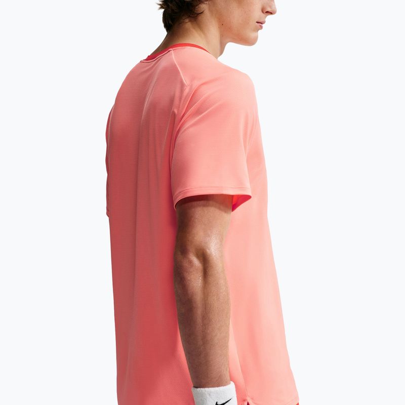 Pánské tričko na lezení Nike Court Dri-Fit Advantage atomic pink/picante red/picante red 5