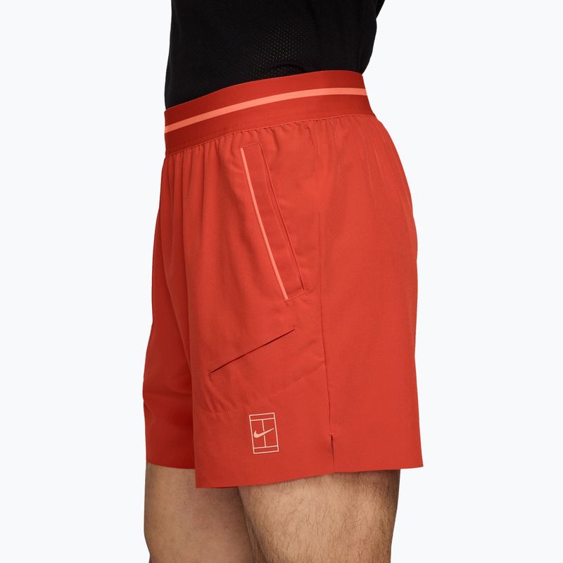 Pánské tenisové šortky Nike Court Dri-Fit Advantage 6" picante red/atomic pink/atomic pink 3