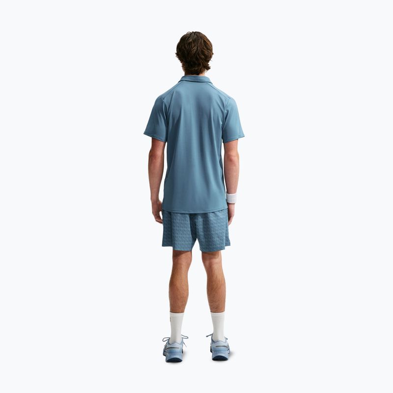 Pánské tenisové polo tričko Nike Court Dri-Fit Advantage smokey blue/white 3