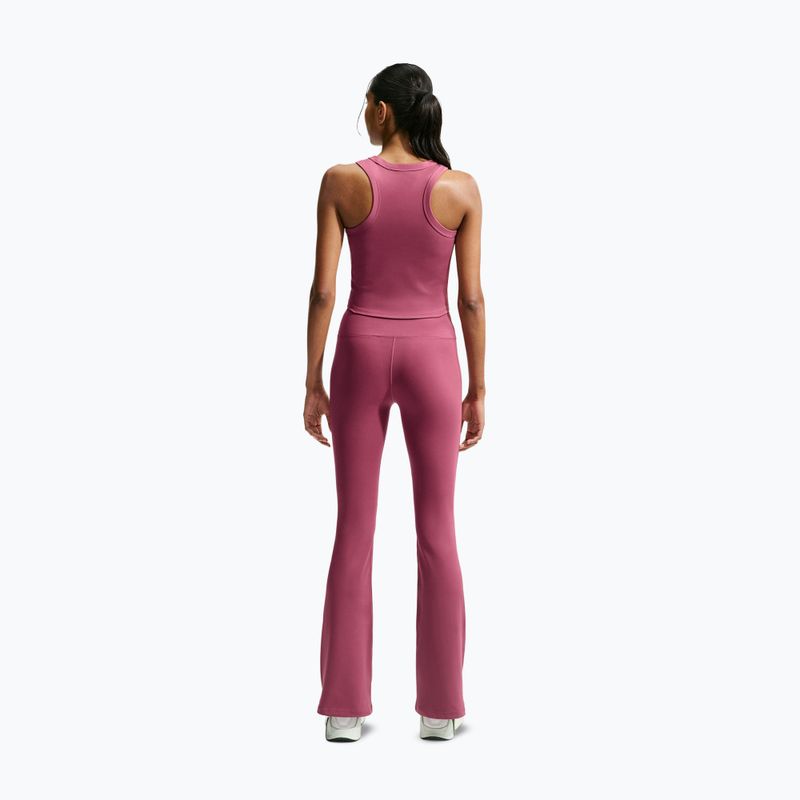 Dámské legíny Nike One High Waisted Flared pink smoke/white 2