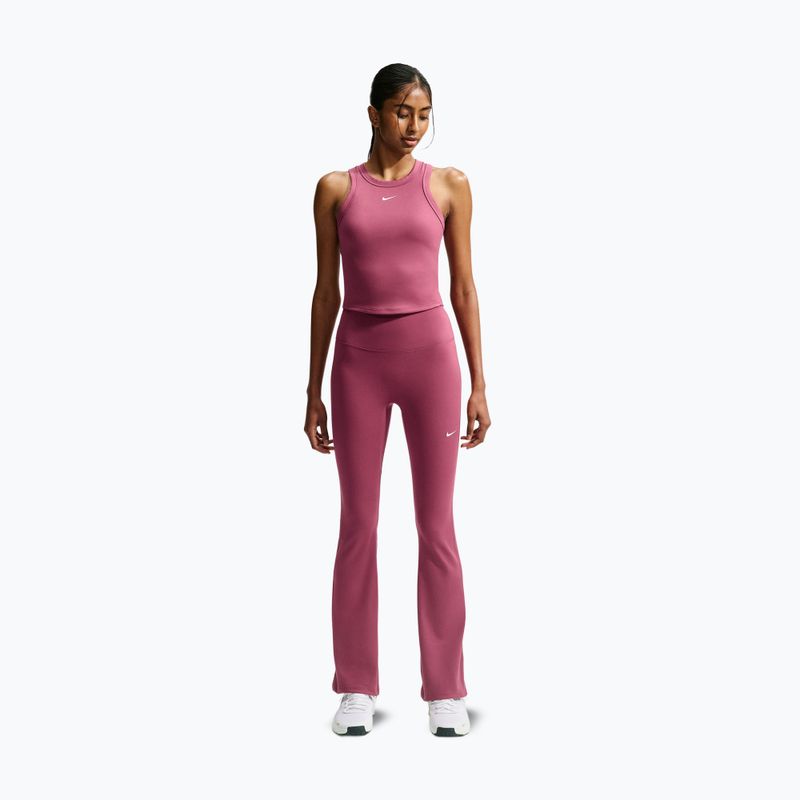 Dámské tréninkové legíny Nike One pink smoke/white 8