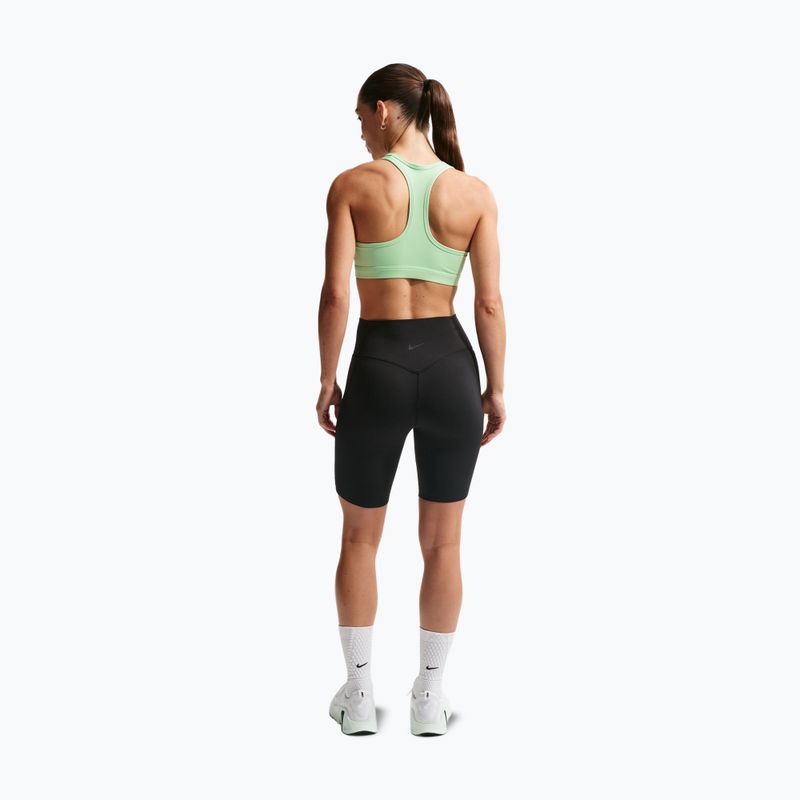 Sportovní podprsenka Nike Swoosh cucumber calm/white 3