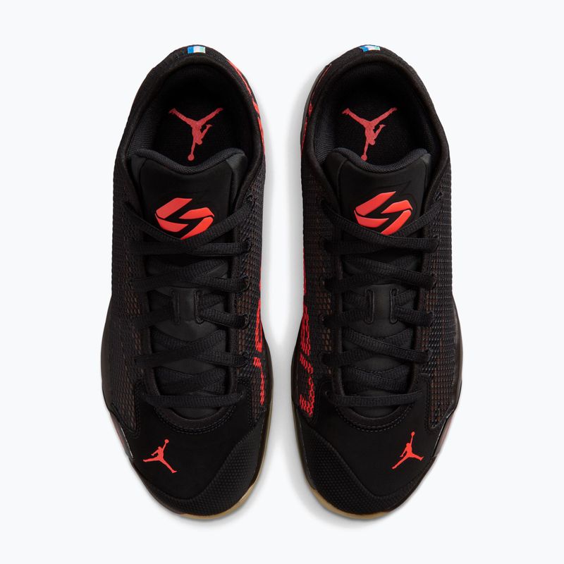 Pánské basketbalové boty Jordan Luka 77 black/fauna brown/infrared 23 4