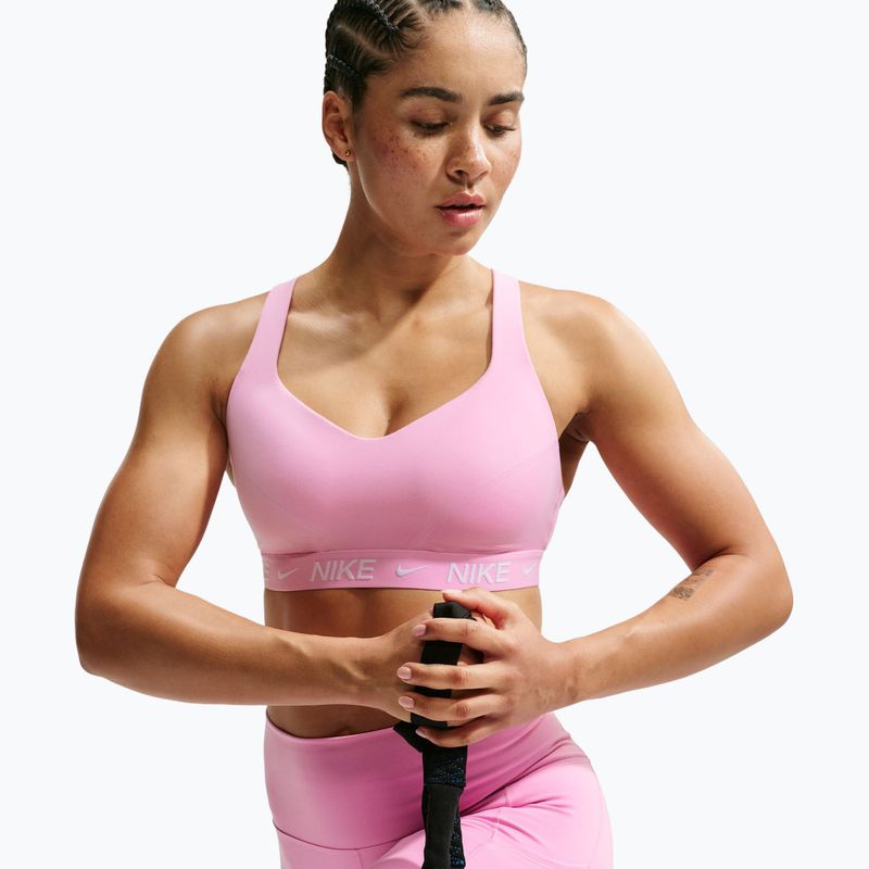 Sportovní podprsenka Nike Indy High Support pink rise 5