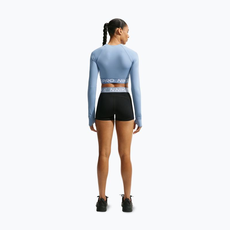 Dámské tričko Longsleeve Nike Pro work blue/white 2