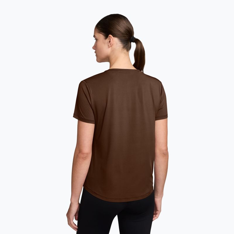 Dámské tričko Nike One Classic Dri-Fit SS cacao wow/white 2