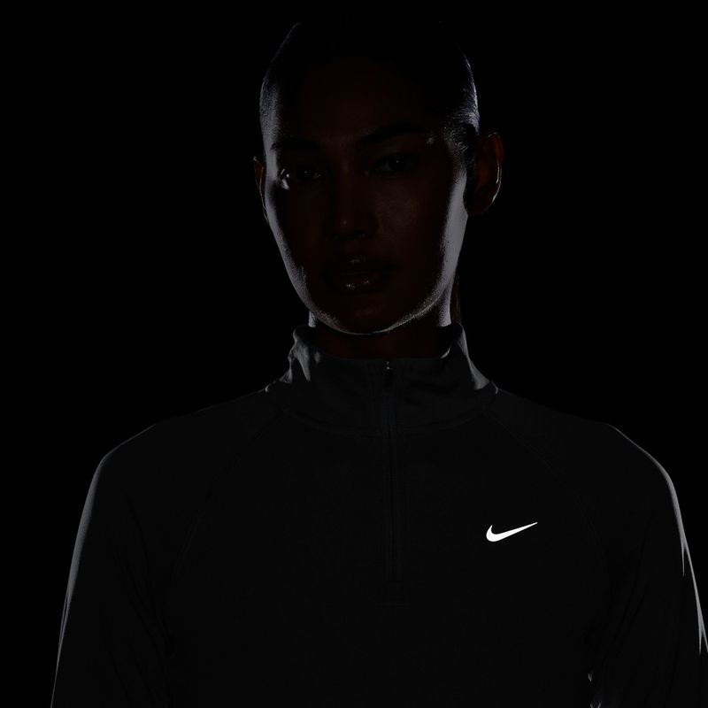 Dámská běžecká mikina Nike Tempo Dri-Fit 1/4 Zip cool grey 4