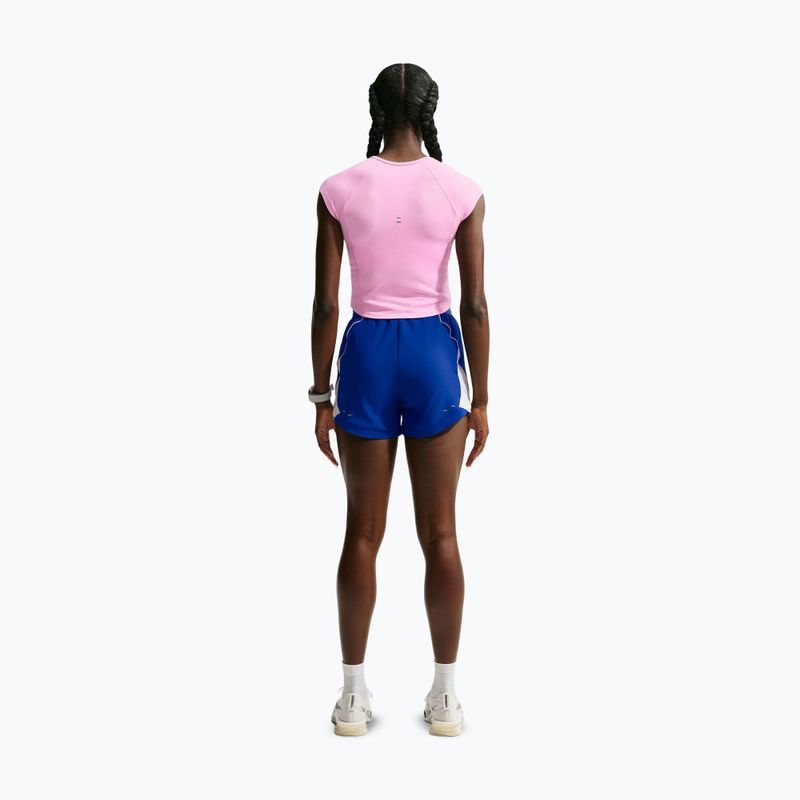 Dámské běžecké tričko Nike Tempo Swoosh Run Dri-Fit pink rise/pink rise/old royal 3