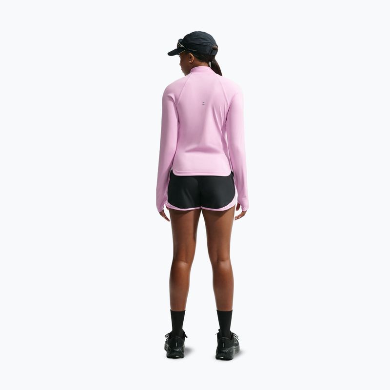 Dámská běžecká mikina Nike Tempo Dri-Fit 1/4 Zip pink rise 3