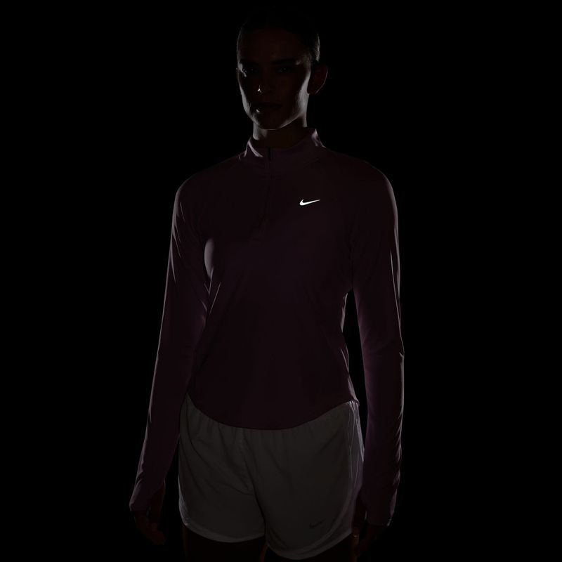 Dámská běžecká mikina Nike Tempo Dri-Fit 1/4 Zip pink rise 7