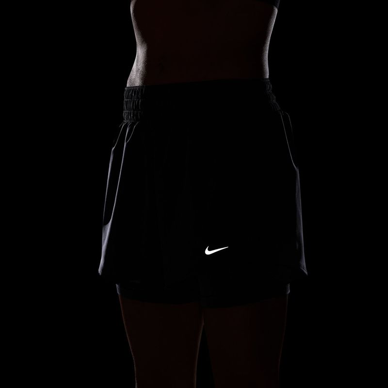 Dámské šortky Nike One Dri-Fit High-Waisted 3" 2In1 gridiron/white 5
