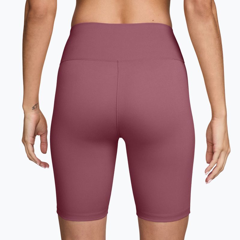 Dámské tréninkové šortky Nike One Pink Smoke/White 2