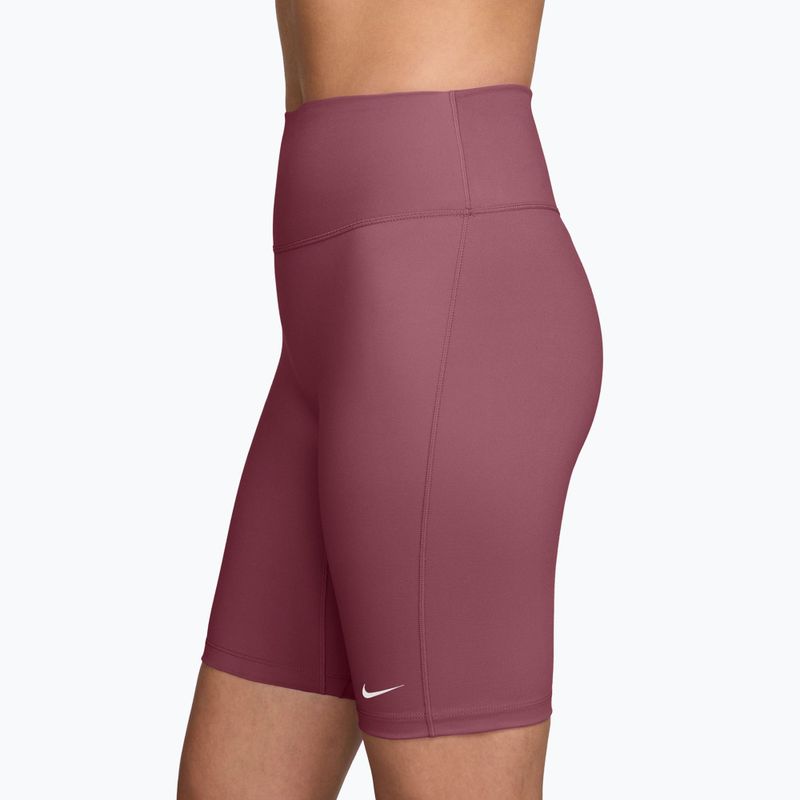 Dámské tréninkové šortky Nike One Pink Smoke/White 3