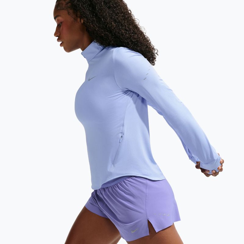Dámská běžecká mikina Nike Swift Dri-FIT UV 1/4-Zip aluminum 6