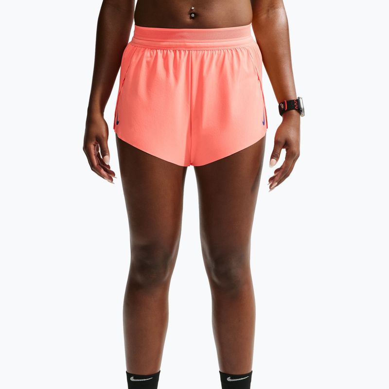 Dámské běžecké šortky Nike AeroSwift Dri-Fit ADV Mid-Rise 3" atomic pink/black/white/old royal 4