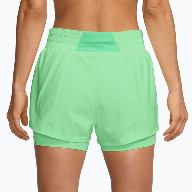 Dámské tréninkové šortky Nike One cucumber calm/white 2