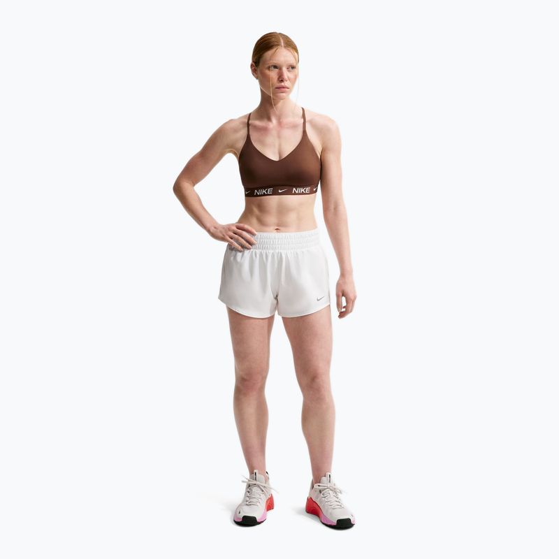 Dámská sportovní podprsenka Nike Dri-Fit Indy Light Support cacao wow 2