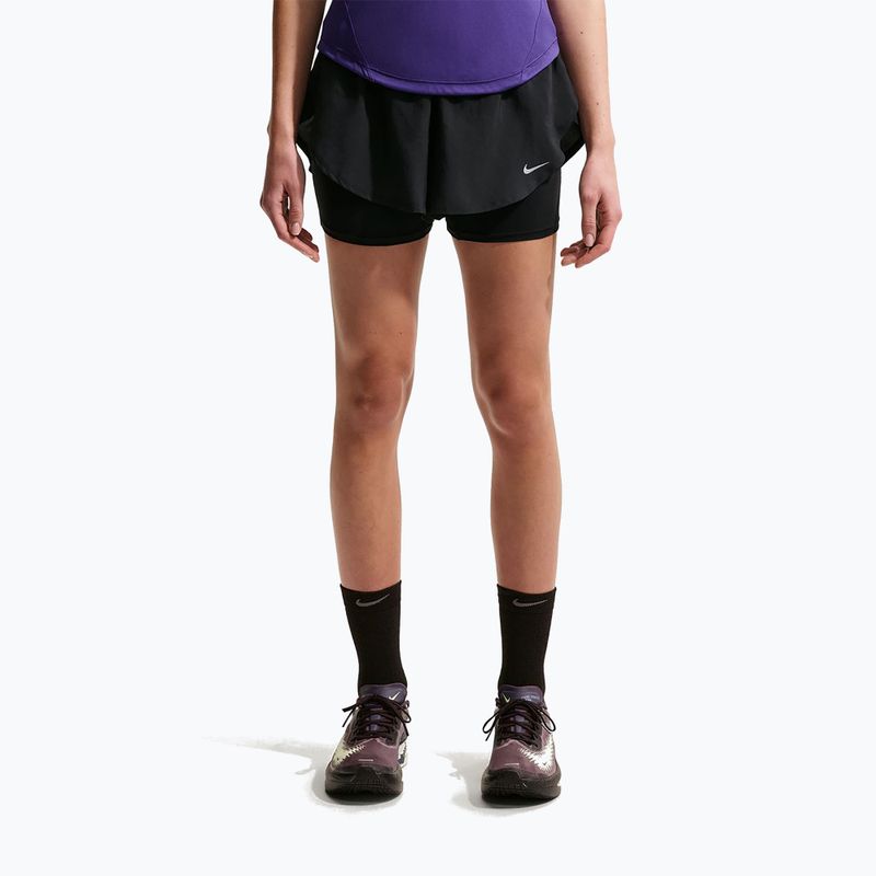 Dámské běžecké šortky Nike Tempo Flow black/black