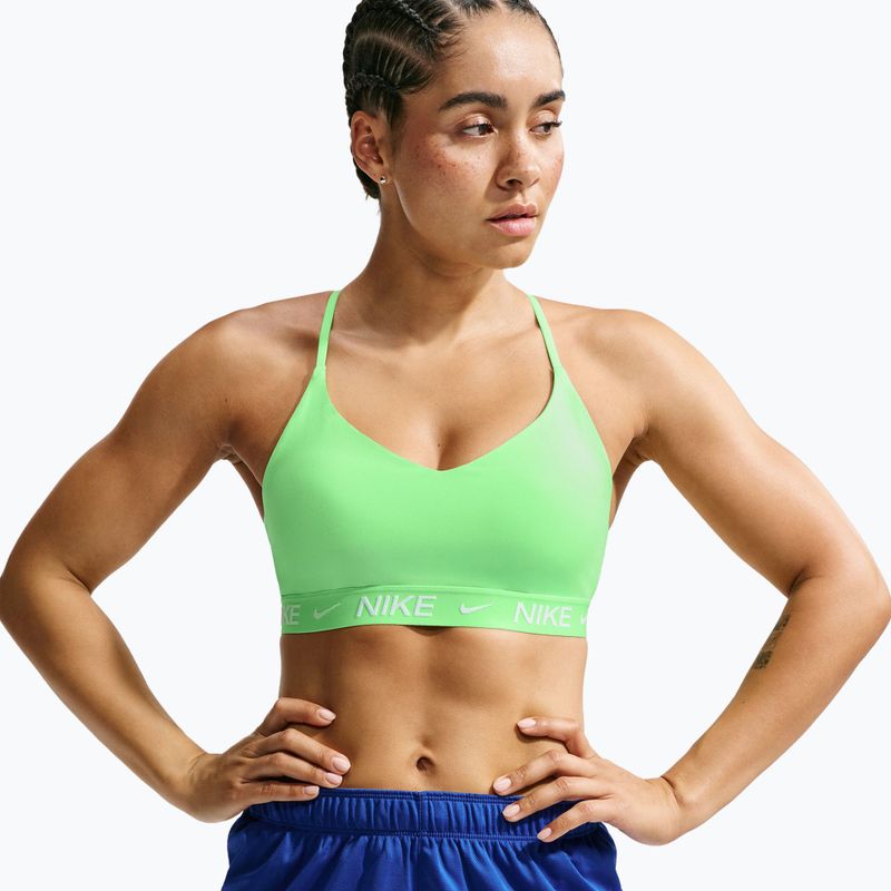 Sportovní podprsenka Nike Indy Light Support illusion green