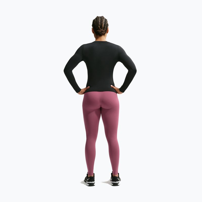 Dámské legíny Nike One Seamless Front pink smoke/white 2