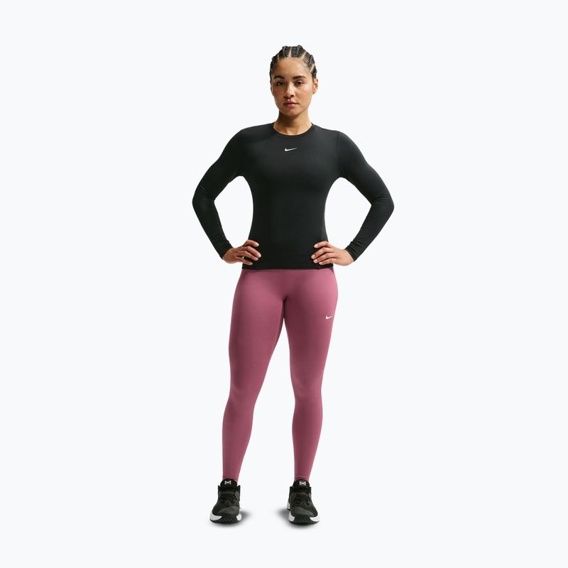 Dámské legíny Nike One Seamless Front pink smoke/white 9