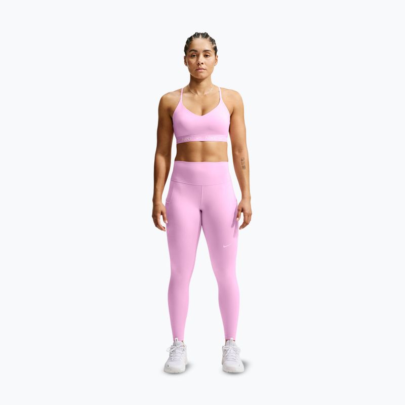 Sportovní podprsenka Nike Indy Light Support pink rise 2