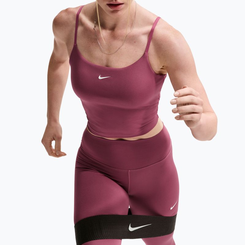 Dámské tréninkové tričko Nike One pink smoke 6