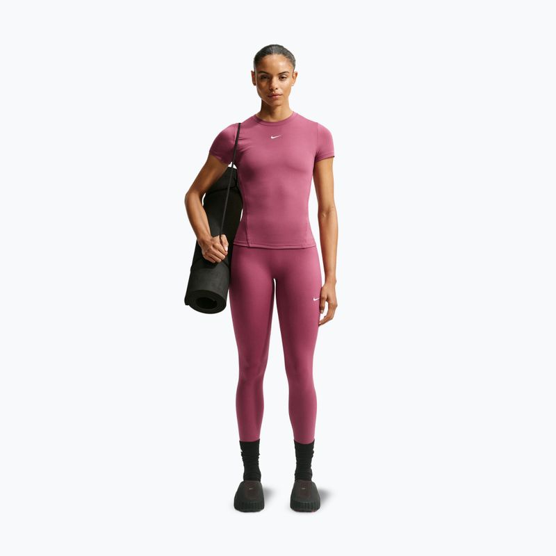 Dámské legíny Nike One pink smoke/white 2