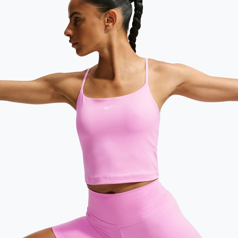 Dámské tréninkové tričko Nike One pink rise