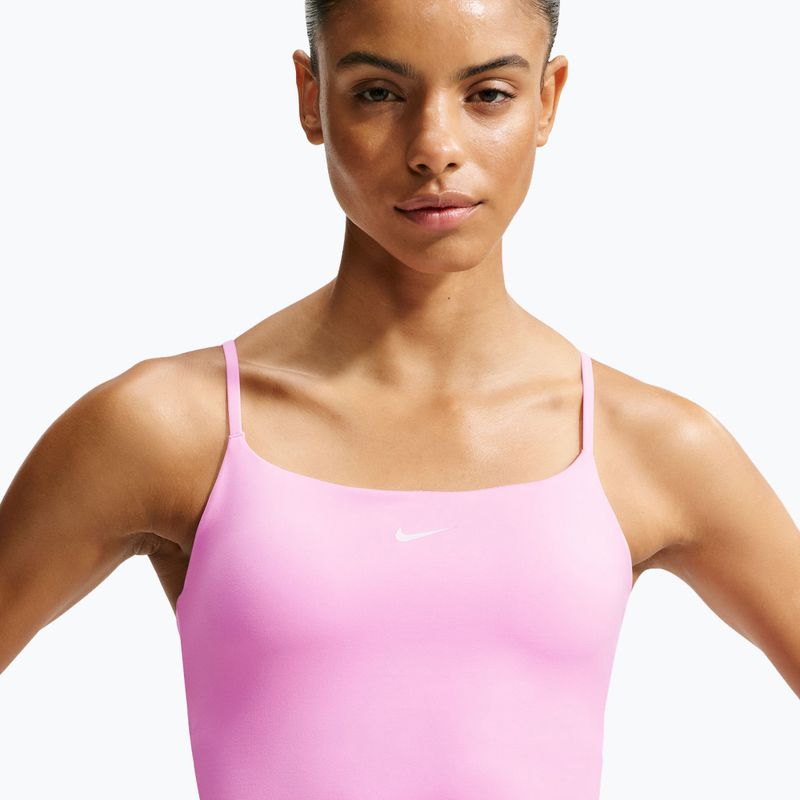 Dámské tréninkové tričko Nike One pink rise 4