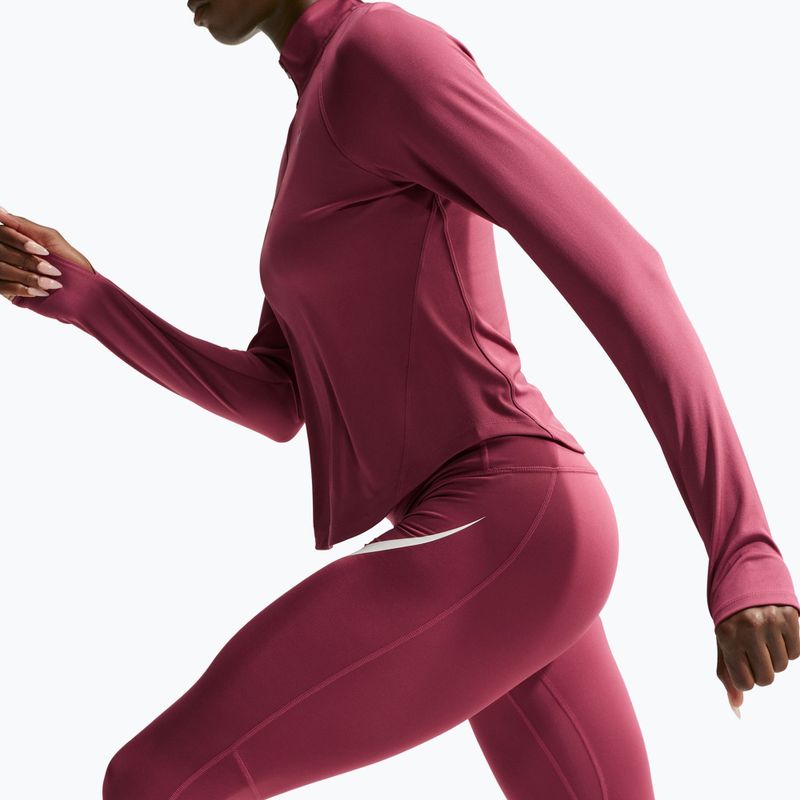 Dámské legíny Nike Tempo Swoosh Run pink smoke/white 4
