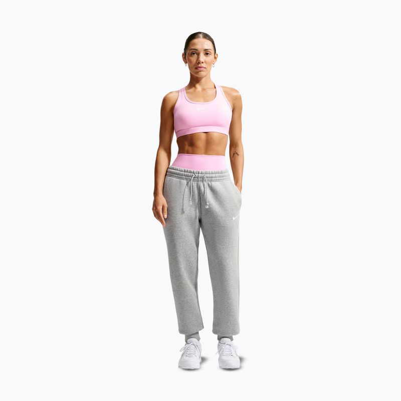 Sportovní podprsenka Nike Swoosh pink rise/white 2