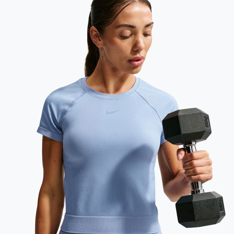 Dámské tréninkové tričko Nike Pro Seamless work blue 5