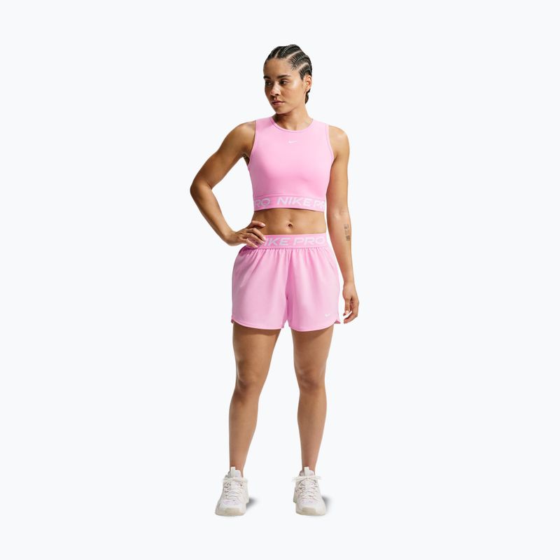 Dámské tričko Nike Pro pink rise/white 2