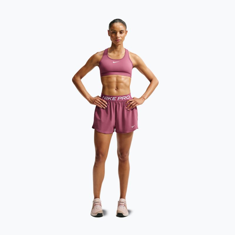 Dámské tréninkové šortky Nike Pro pink smoke/white 7