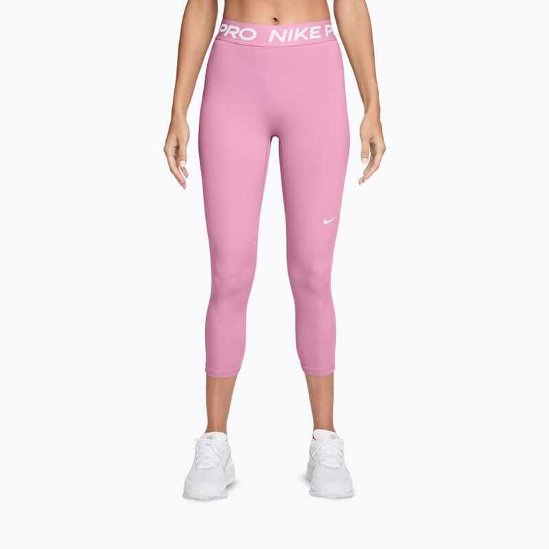 Dámské legíny Nike Pro pink rise/white