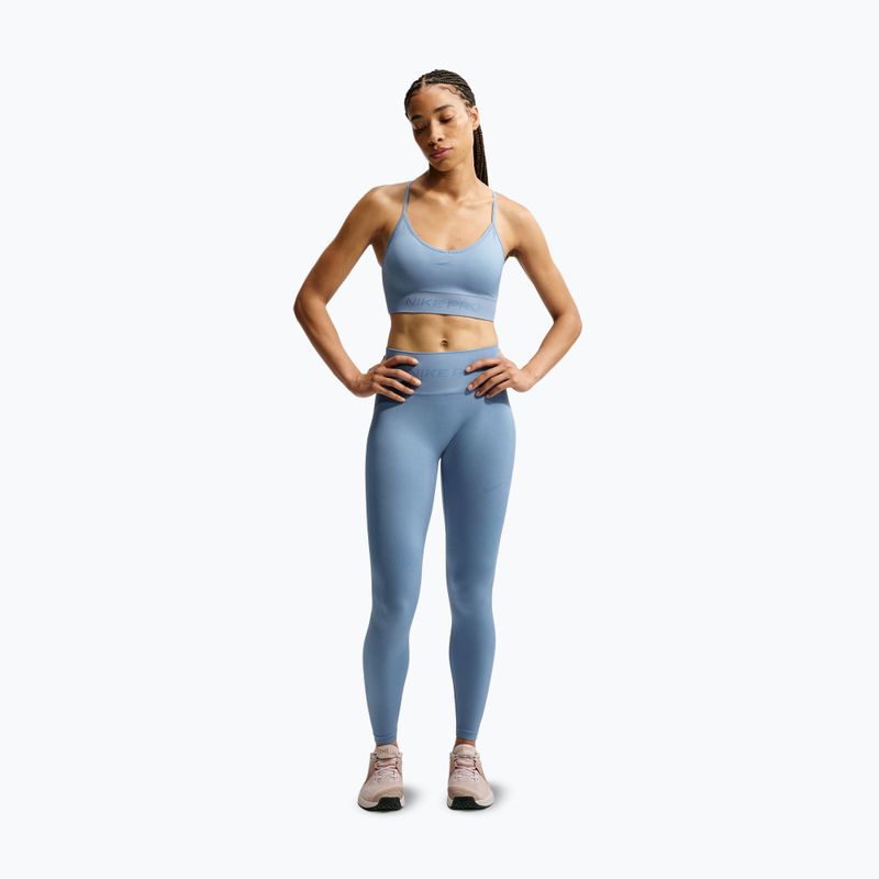 Sportovní podprsenka Nike Pro Seamless work blue 2